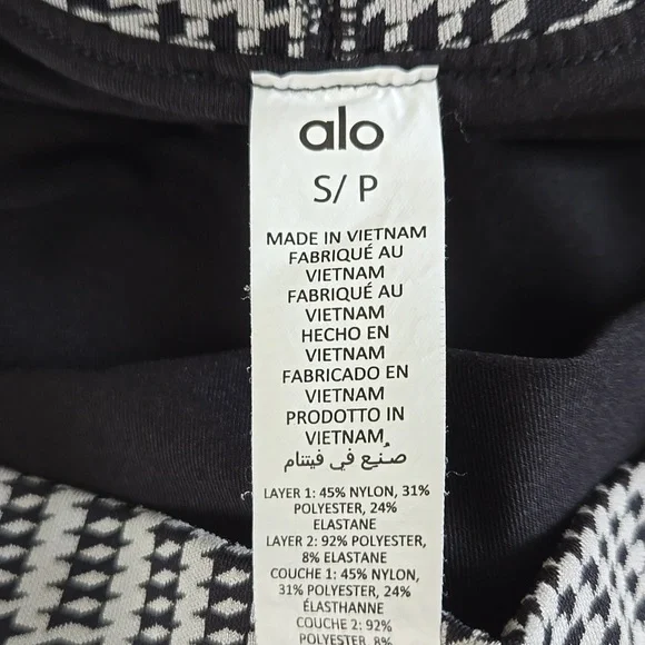 Alo Jacquard Glenplaid Tennis Skirt - Picture 4 of 6